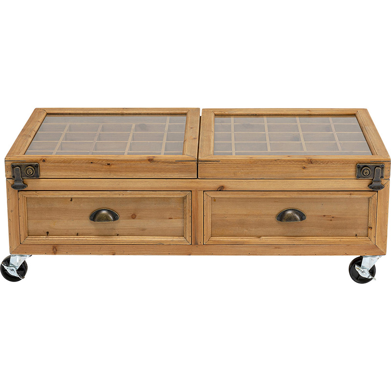 Кофейный стол Wooden Storage Space Древесина Кофейный стол Wooden Storage Space Древесина в Липецке | Loft Concept