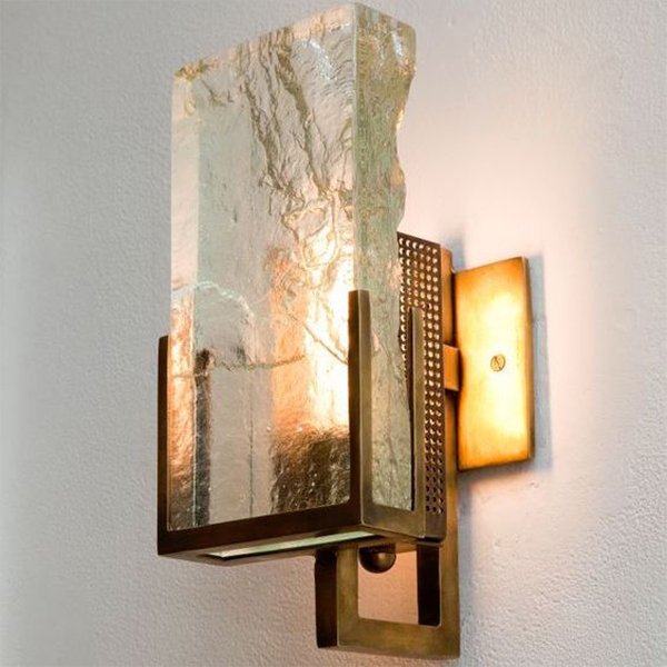 Бра Lianne Gold Glass Sconce Латунь Бра Lianne Gold Glass Sconce Латунь в Липецке | Loft Concept