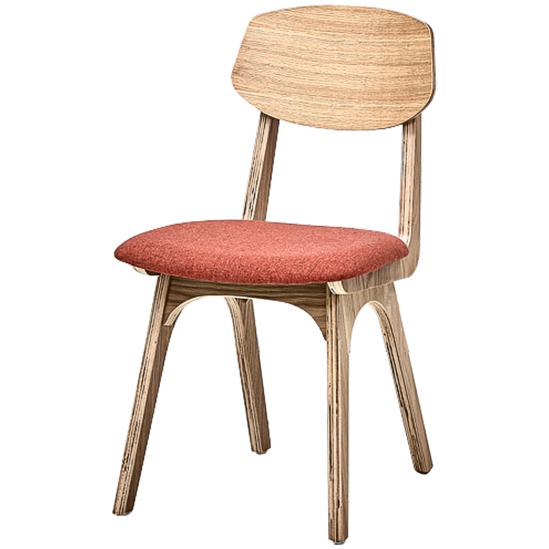 Стул Ailde Stool coral Древесина Коралловый Стул Ailde Stool coral Древесина Коралловый в Липецке | Loft Concept