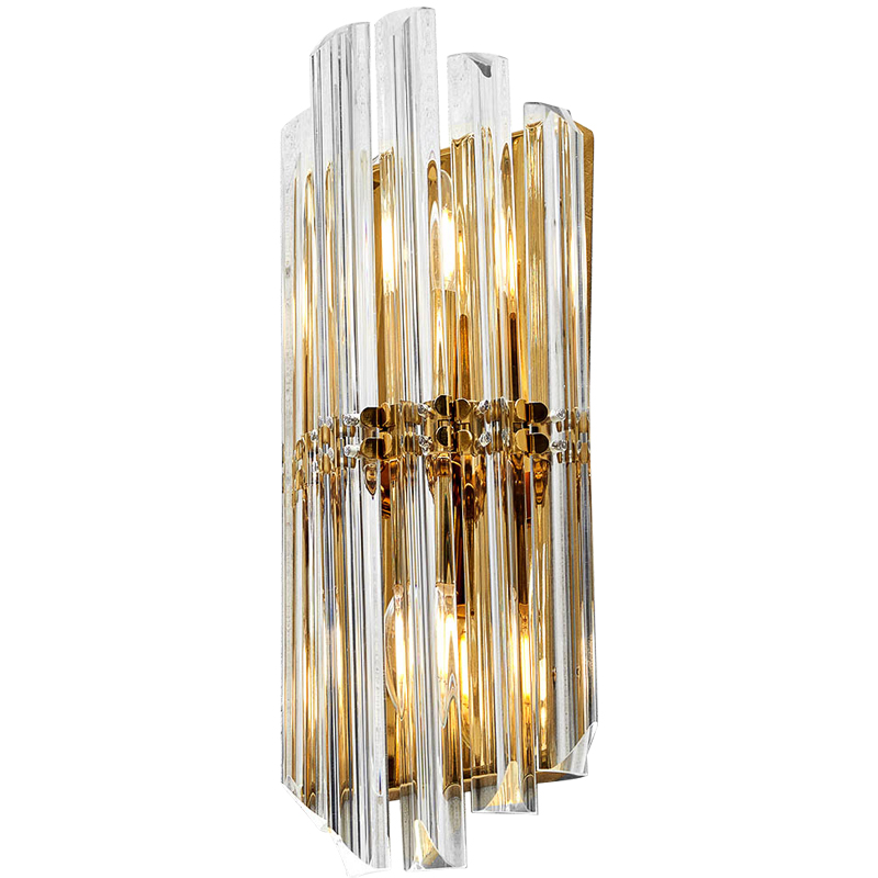 Бра Luxxu Glass Sconce Золотой Прозрачное Стекло Бра Luxxu Glass Sconce Золотой Прозрачное Стекло в Липецке | Loft Concept