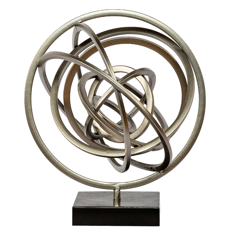 Статуэтка Sphere Sundial ring plexus Черный Серый Статуэтка Sphere Sundial ring plexus Черный Серый в Липецке | Loft Concept