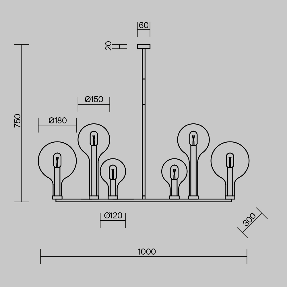 Люстра подвесная Status Е14 в Липецке
