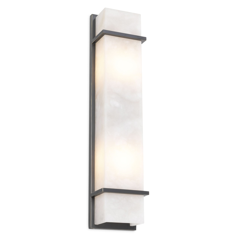 Бра Eichholtz Wall Lamp Spike L Темная бронза Белый Бра Eichholtz Wall Lamp Spike L Темная бронза Белый в Липецке | Loft Concept