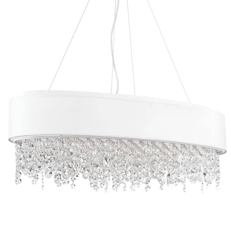 Люстра Maurin Diamond Rain Chandelier Белый Люстра Maurin Diamond Rain Chandelier Белый в Липецке | Loft Concept