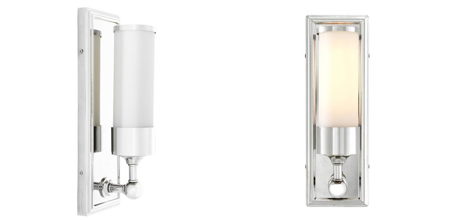 Бра Eichholtz Wall Lamp Valentine Nickel Бра Eichholtz Wall Lamp Valentine Nickel - Loft-Concept в Липецке