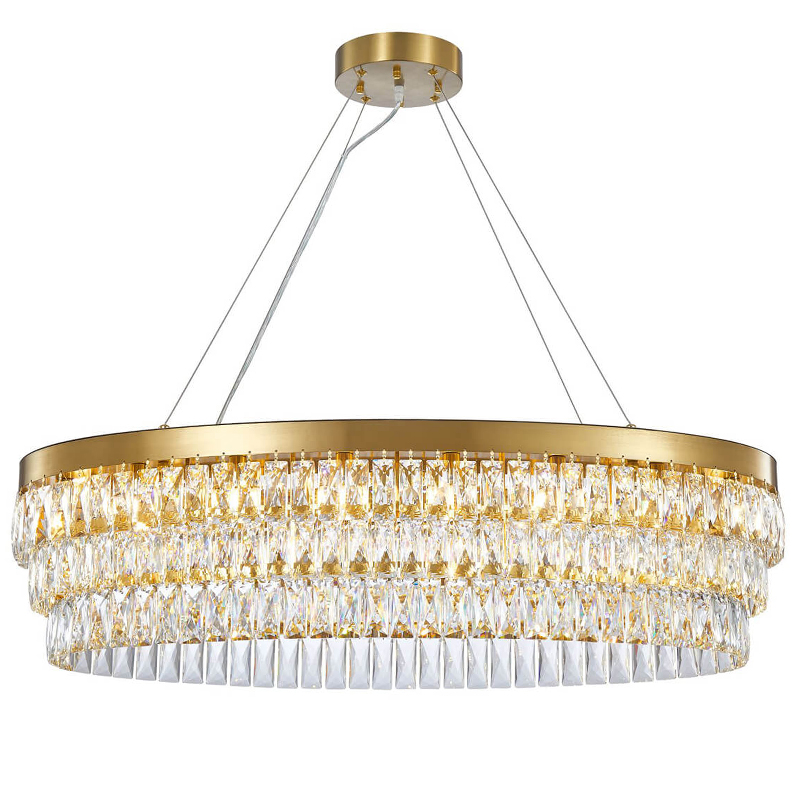 Люстра Melanie Crystal Chandelier Золотой Люстра Melanie Crystal Chandelier Золотой в Липецке | Loft Concept