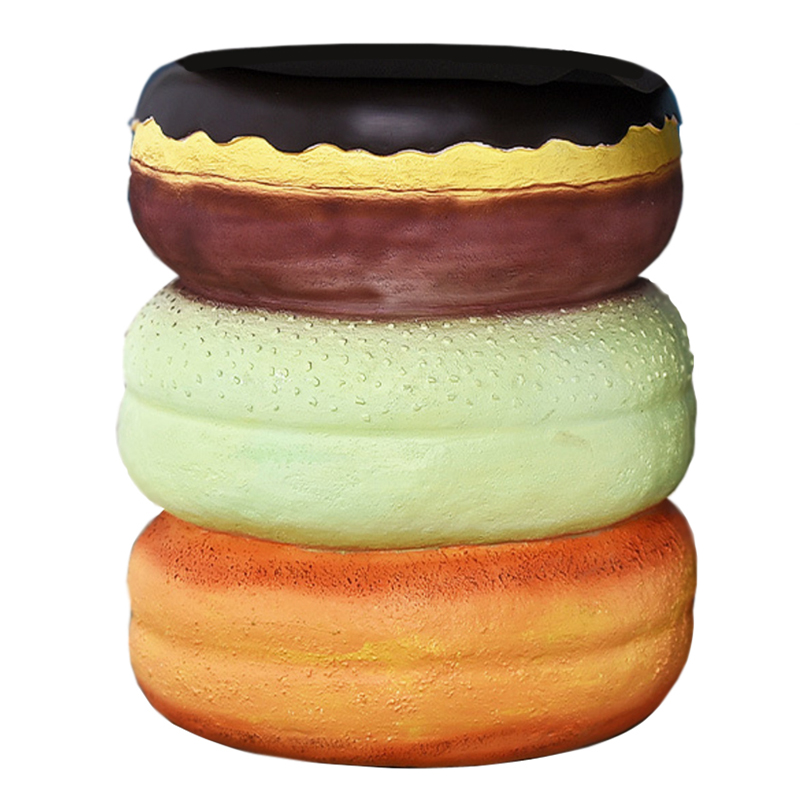 Приставной табурет Пончики Three Donuts Stool Мульти Приставной табурет Пончики Three Donuts Stool Мульти в Липецке | Loft Concept