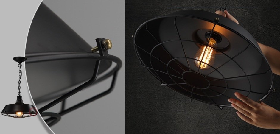 Люстра Dark Cage Pendant Люстра Dark Cage Pendant - Loft-Concept в Липецке