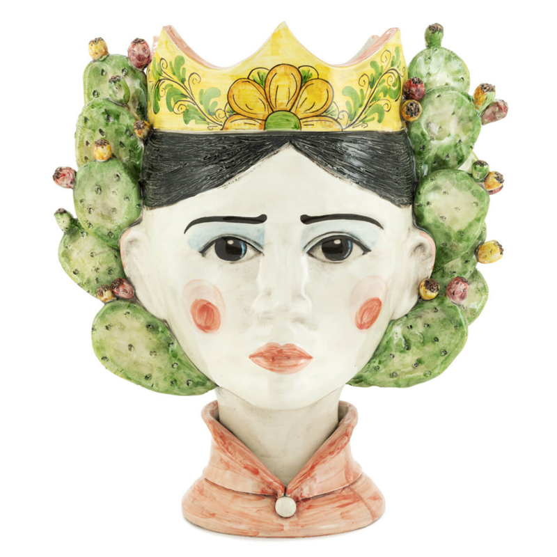 Ваза VASE HEAD LADY SICILY Мульти Ваза VASE HEAD LADY SICILY Мульти в Липецке | Loft Concept