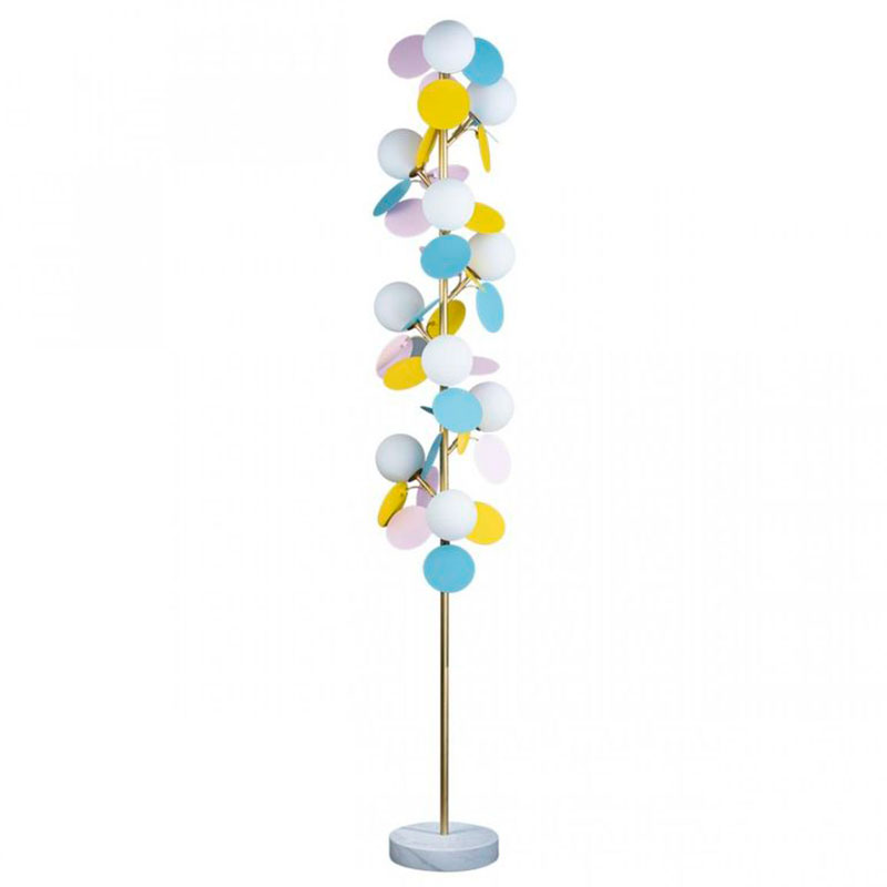 Торшер MATISSE Floor Lamp multicolor Мульти Золотой Белый Торшер MATISSE Floor Lamp multicolor Мульти Золотой Белый в Липецке | Loft Concept