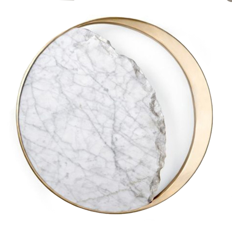 Бра Eclipse WALL LAMP Ginger and Jagger Латунь Белый Мрамор Bianco Бра Eclipse WALL LAMP Ginger and Jagger Латунь Белый Мрамор Bianco в Липецке | Loft Concept