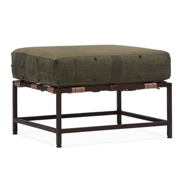Оттоманка Olive Military Fabric Ottoman Оливковый Оттоманка Olive Military Fabric Ottoman Оливковый в Липецке | Loft Concept