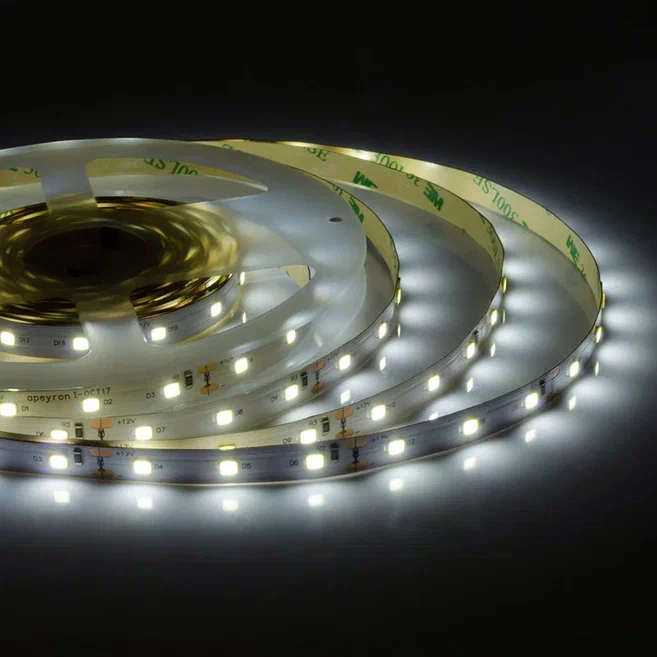 Светодиодная лента 9,6W/m 60LED/m 2835SMD холодный белый Белый Светодиодная лента 9,6W/m 60LED/m 2835SMD холодный белый Белый в Липецке | Loft Concept