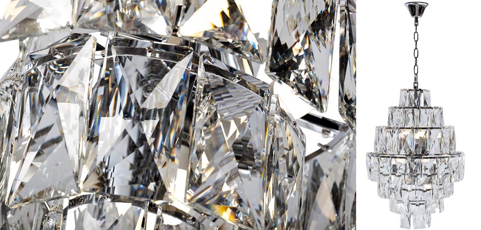 Люстра Tiers Crystal Light Chandelier 16 Люстра Tiers Crystal Light Chandelier 16 - Loft-Concept в Липецке