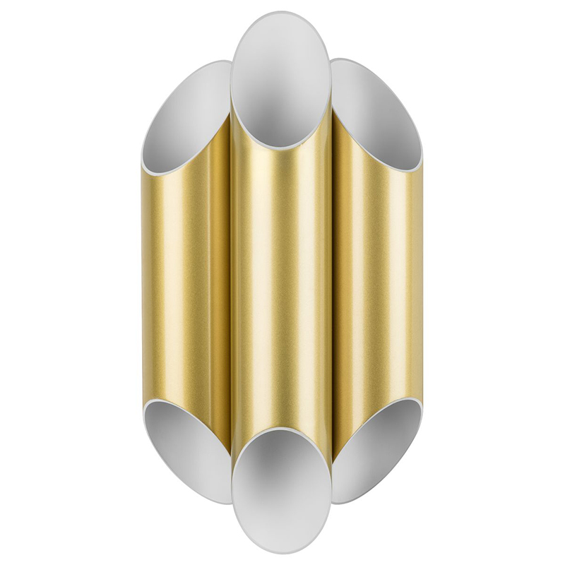 Бра Garbi Trio Gold Pipe Organ Sconce Золотой Белый в Липецке | Loft Concept 