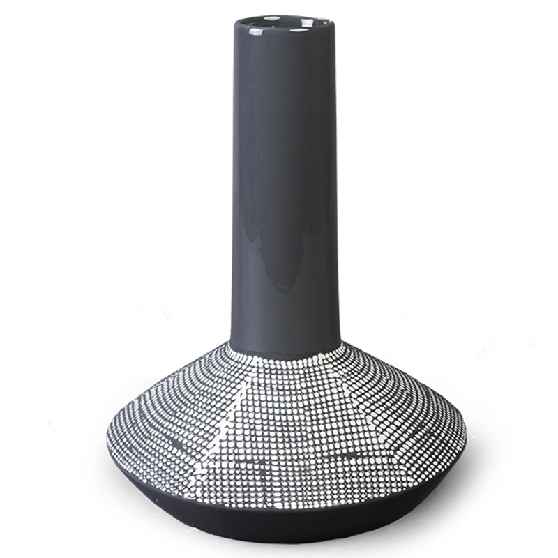 Ваза Liko Vase Черно-белый Ваза Liko Vase Черно-белый в Липецке | Loft Concept