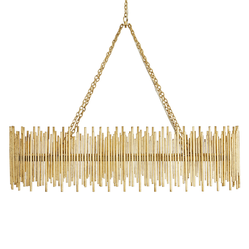 Люстра Arteriors PRESCOTT OVAL CHANDELIER Золотой Люстра Arteriors PRESCOTT OVAL CHANDELIER Золотой в Липецке | Loft Concept