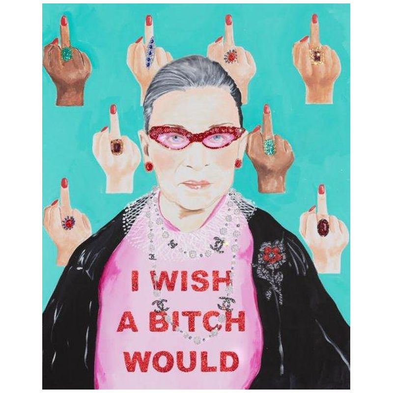 Картина Wish A Bitch Would Мульти Картина Wish A Bitch Would Мульти в Липецке | Loft Concept