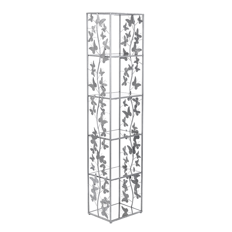 Стеллаж Silver Butterfly Серебряный Стеллаж Silver Butterfly Серебряный в Липецке | Loft Concept