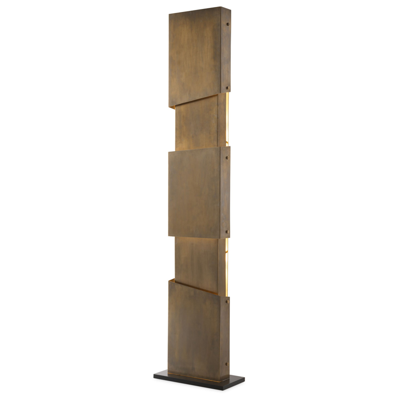 Торшер Eichholtz Floor Lamp Shadow Винтажная латунь Торшер Eichholtz Floor Lamp Shadow Винтажная латунь в Липецке | Loft Concept