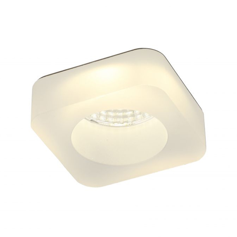 Квадратный светодиодный спот Embedded Light White Белый Квадратный светодиодный спот Embedded Light White Белый в Липецке | Loft Concept