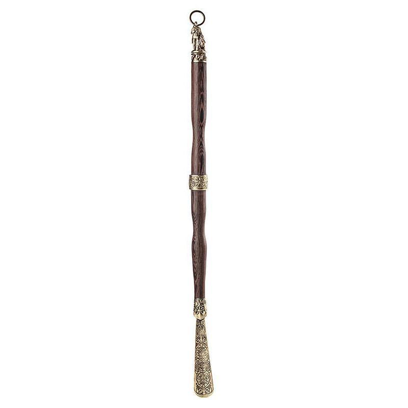 Ложка для обуви с декоративными вставками из бронзы Decorative Shoehorns Бронза Коричневый Ложка для обуви с декоративными вставками из бронзы Decorative Shoehorns Бронза Коричневый в Липецке | Loft Concept