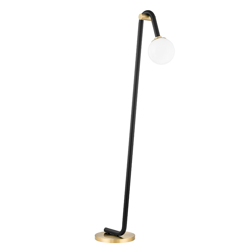 Торшер Paulson floppy floor lamp gold Черный Золотой Торшер Paulson floppy floor lamp gold Черный Золотой в Липецке | Loft Concept