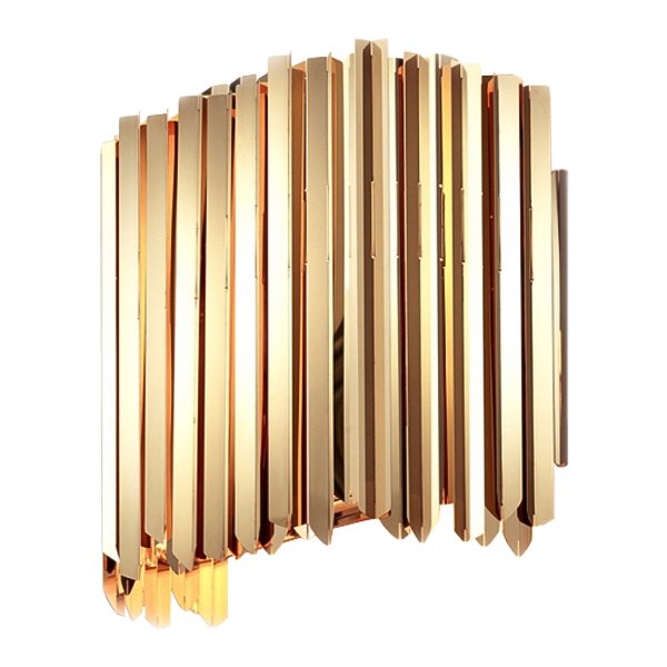 Бра Grace Lightning Facet Wall Lamp Глянцевое золото Бра Grace Lightning Facet Wall Lamp Глянцевое золото в Липецке | Loft Concept