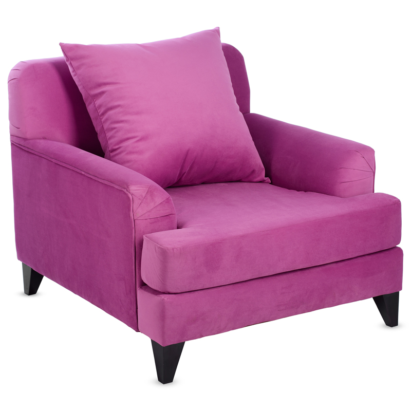 Кресло Grace Deep Pink Фуксия Черный Кресло Grace Deep Pink Фуксия Черный в Липецке | Loft Concept