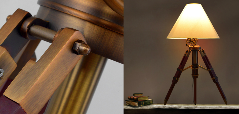 Настольная лампа Table Standing Lamp Red Настольная лампа Table Standing Lamp Red - Loft-Concept в Липецке