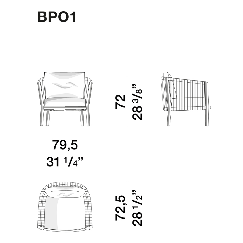 Дизайнерское уличное кресло из массива дерева с веревочной спинкой BOBOLI Armchair Дизайнерское уличное кресло из массива дерева с веревочной спинкой BOBOLI Armchair в Липецке