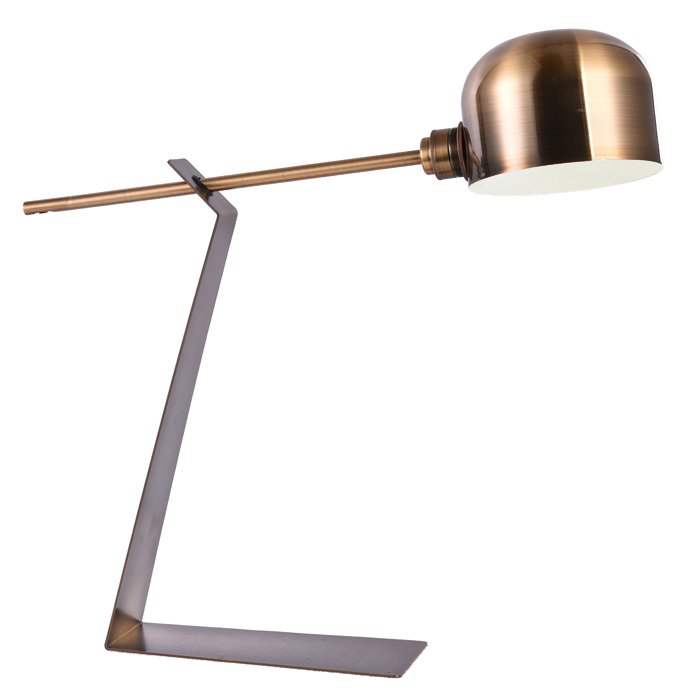 Рабочая лампа Brass Loft Table Lamp II Латунь Рабочая лампа Brass Loft Table Lamp II Латунь в Липецке | Loft Concept