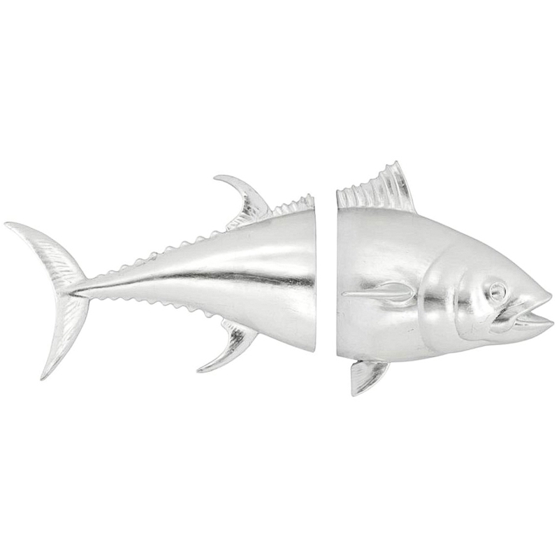 Аксессуар на стену Tuna Bisc. Silverleaf Серебряный Аксессуар на стену Tuna Bisc. Silverleaf Серебряный в Липецке | Loft Concept