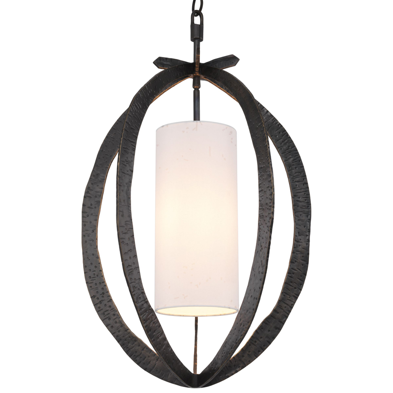 Подвесной светильник Eichholtz Chandelier Luciano bronze Темная бронза Белый Подвесной светильник Eichholtz Chandelier Luciano bronze Темная бронза Белый в Липецке | Loft Concept