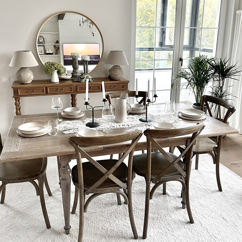 Обеденный стол Noemi Dinner Table Древесина Обеденный стол Noemi Dinner Table Древесина в Липецке | Loft Concept