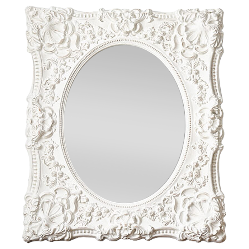 Зеркало Olivares Mirror Белый винтажная патина Зеркало Olivares Mirror Белый винтажная патина в Липецке | Loft Concept