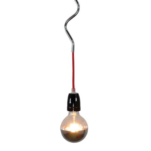 Подвесной светильник Spinner Bulb Black Chrome Черный Подвесной светильник Spinner Bulb Black Chrome Черный в Липецке | Loft Concept
