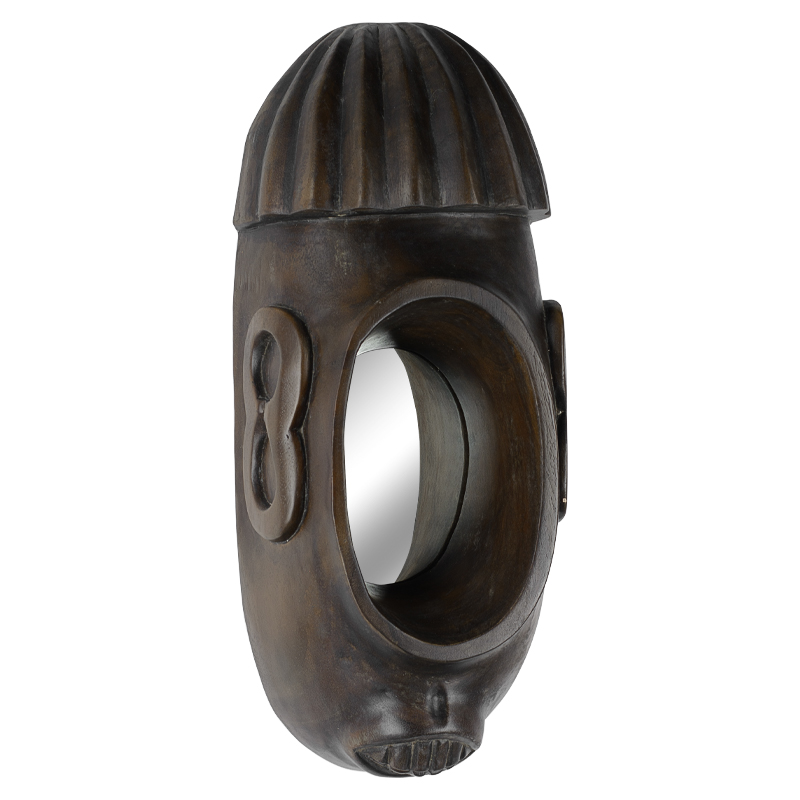 Зеркало Mirror African Cyclops Коричневый Зеркало Mirror African Cyclops Коричневый в Липецке | Loft Concept