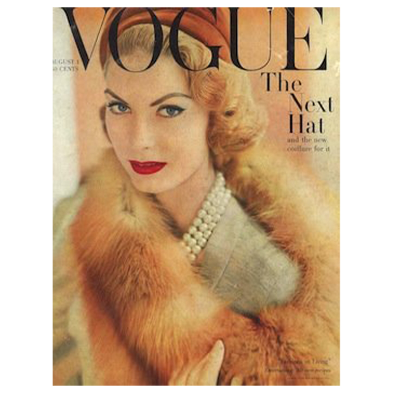 Постер Vogue Cover 1957 August  в Липецке | Loft Concept 