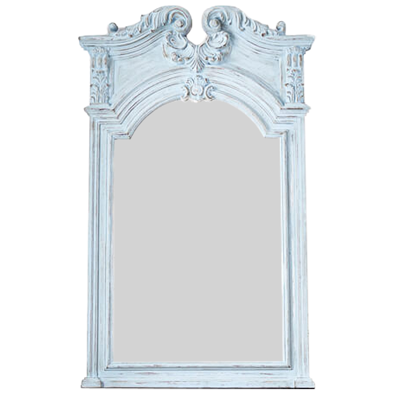 Зеркало Lupescu Mirror Pastel Blue Винтажный голубой Зеркало Lupescu Mirror Pastel Blue Винтажный голубой в Липецке | Loft Concept
