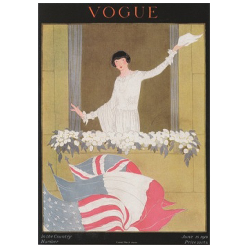 Постер Vogue Cover 1918 June Постер Vogue Cover 1918 June в Липецке | Loft Concept