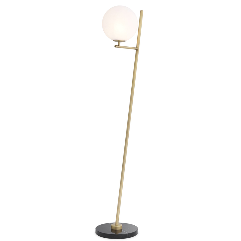 Торшер Eichholtz Floor Lamp Flynn Brass Латунь Античная полированная Белый Черный Мрамор Nero Торшер Eichholtz Floor Lamp Flynn Brass Латунь Античная полированная Белый Черный Мрамор Nero в Липецке | Loft Concept