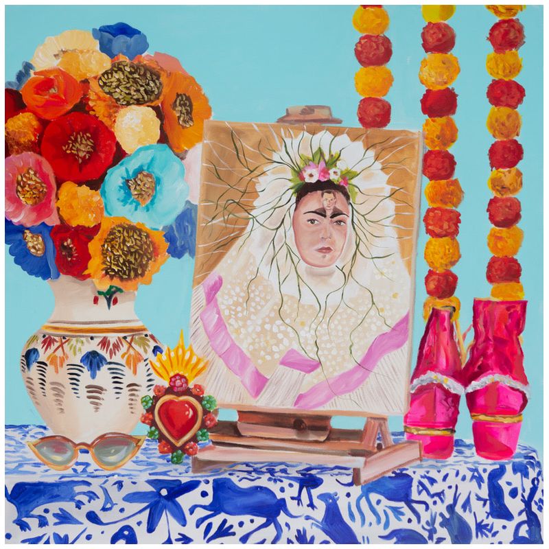 Картина Frida Kahlo - In Her Shoes Мульти Картина Frida Kahlo - In Her Shoes Мульти в Липецке | Loft Concept