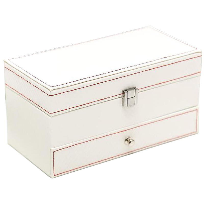 Шкатулка Alva Jewerly Organizer Box Белый Шкатулка Alva Jewerly Organizer Box Белый в Липецке | Loft Concept