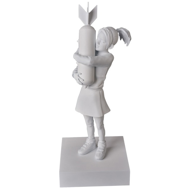 Статуэтка Banksy Bomb Hugger Sculpture White Белый Статуэтка Banksy Bomb Hugger Sculpture White Белый в Липецке | Loft Concept