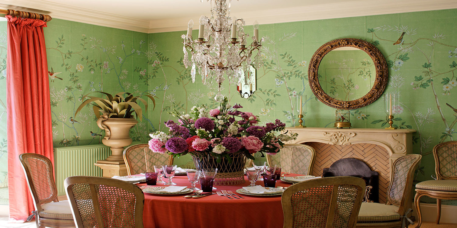 Обои ручная роспись Portobello Emerald Green - фото №1