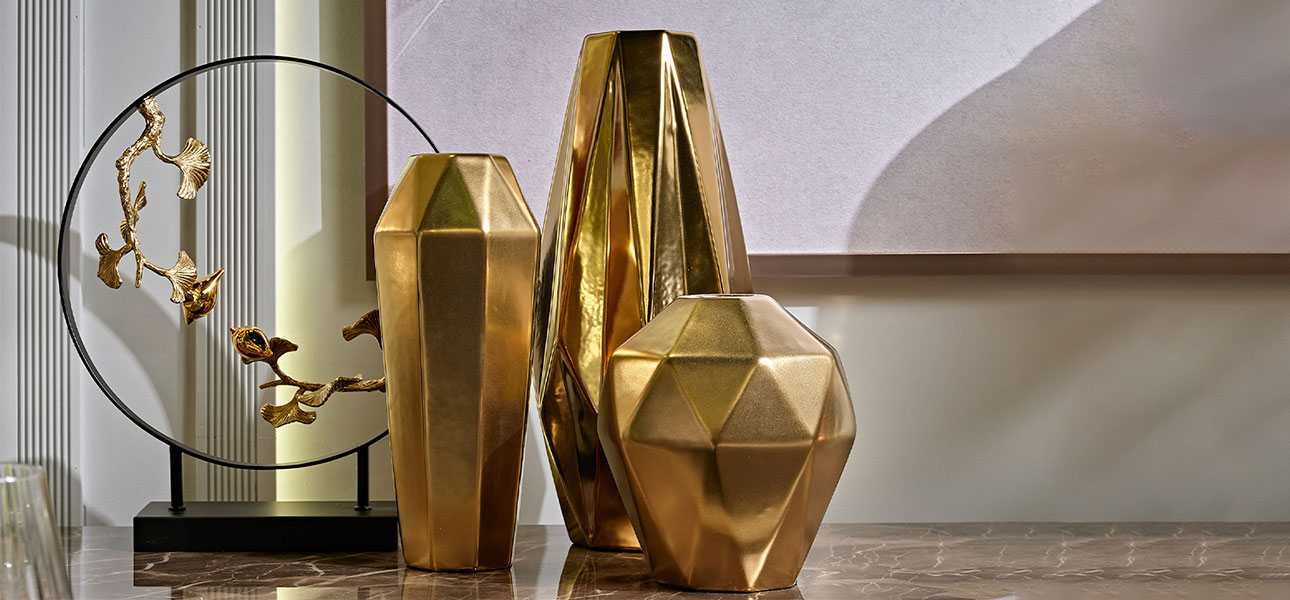 Ваза Gold ingot - фото №2