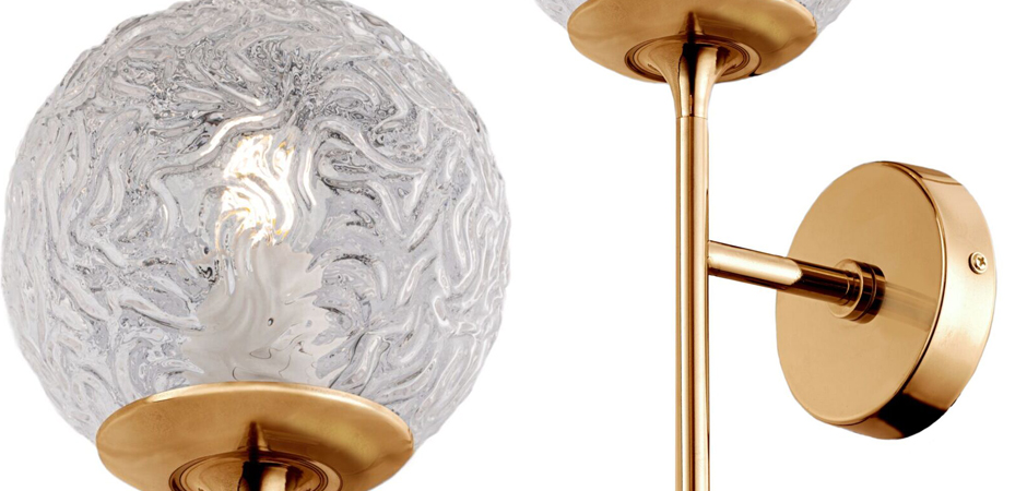Бра Soranzo Glass Balls Sconces Brass Бра Soranzo Glass Balls Sconces Brass - Loft-Concept в Липецке