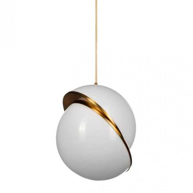 Подвесной Светильник Crescent Celling Lee Broom D 30 см Золотой Белый Подвесной Светильник Crescent Celling Lee Broom D 30 см Золотой Белый в Липецке | Loft Concept