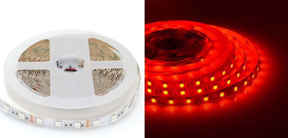 Светодиодная лента 14,4W/m 60LED/m 5050SMD разноцветная 5M Светодиодная лента 14,4W/m 60LED/m 5050SMD разноцветная 5M - Loft-Concept в Липецке